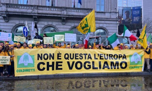 Agricoltori in piazza a Bruxelles, nel cuore dell’Europa