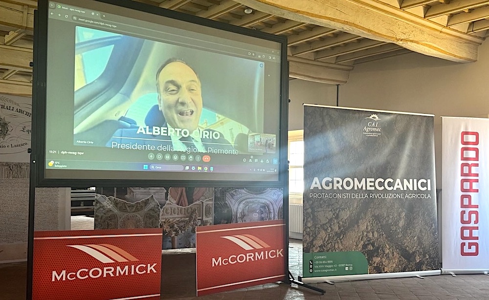 Il presidente della Regione Piemonte Alberto Cirio, intervenuto in collegamento alla 78esima Assemblea nazionale di CAI Agromec