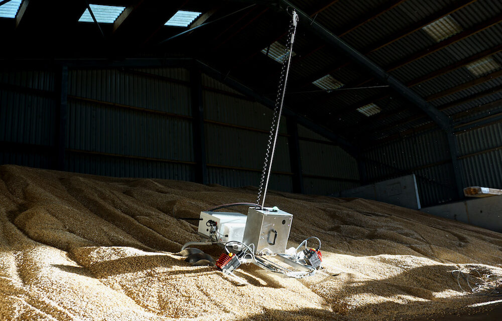 Crover, dalla Scozia un robot per la cura dei cereali nei silos