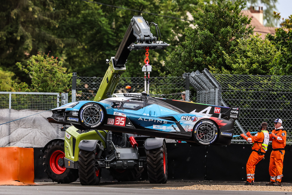 I telescopici Scorpion 741 Varipower 2 di Claas alla 24 Ore di Le Mans.