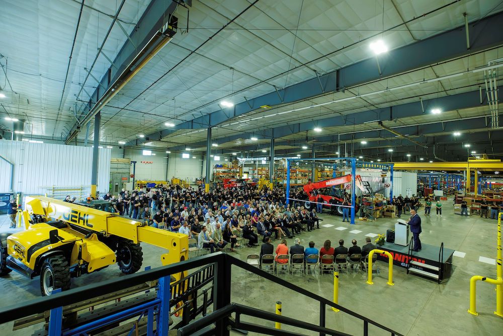 Manitou - Inaugurazione dell'ampliamento del sito produttivo di Yankton, negli USA