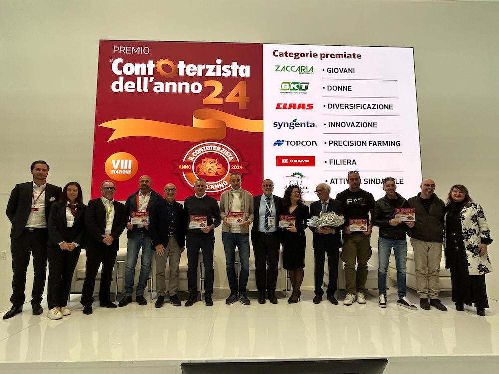 I premiati all'ottava edizione del Contoterzista dell’anno