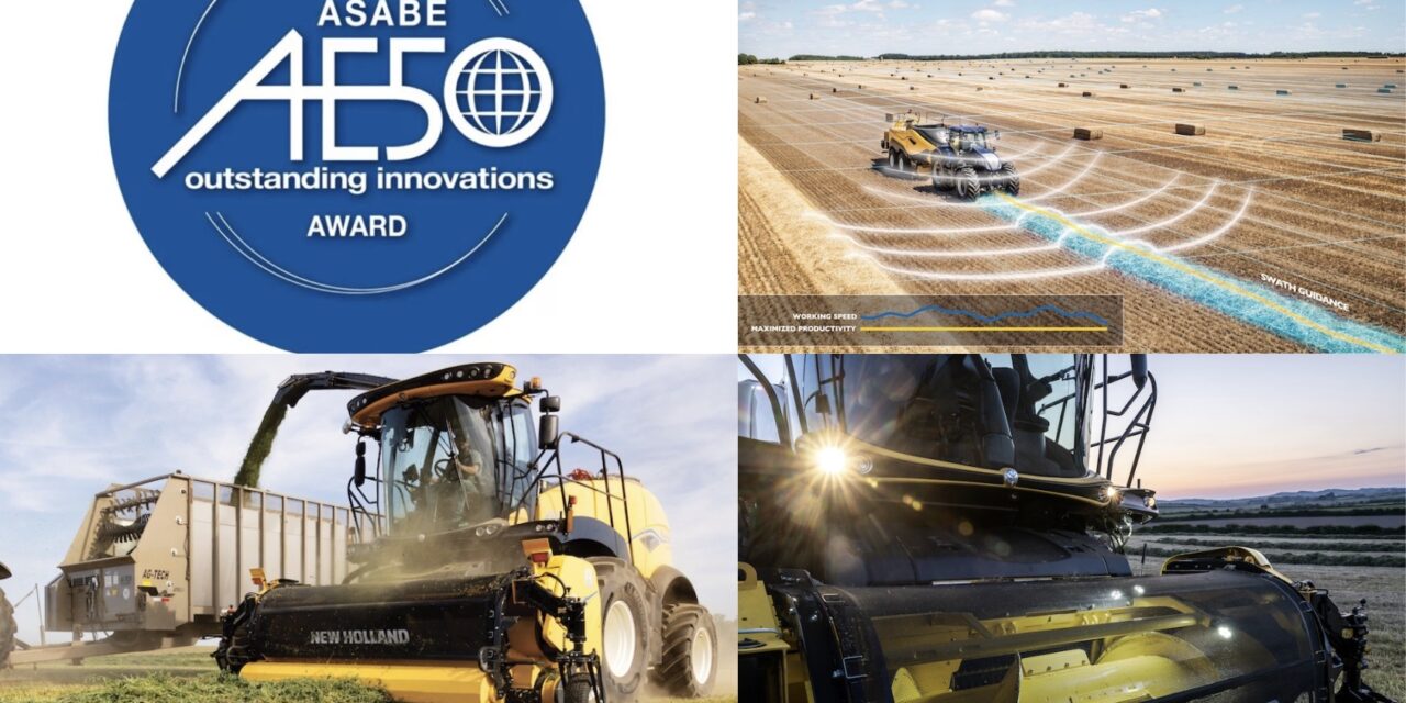 New Holland: triplice vittoria ai premi AE50 con le innovazioni nella fienagione