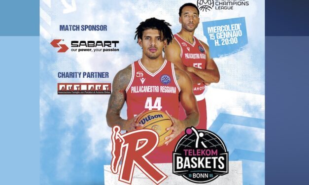 Sabart, sponsor di Pallacanestro Reggiana, al fianco di Aut Aut