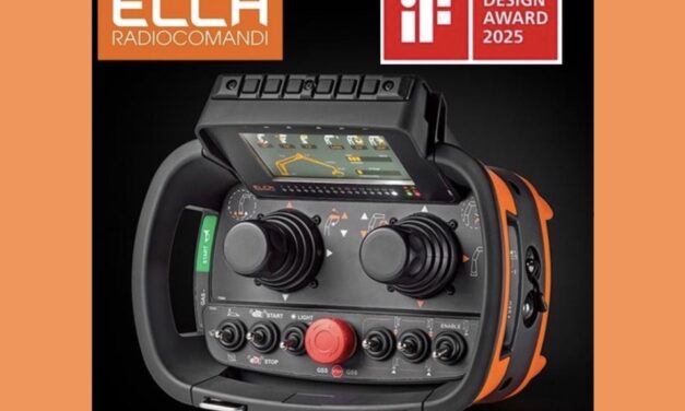 ELCA: il radiocomando a marsupio VEDO premiato con l’iF Design Award