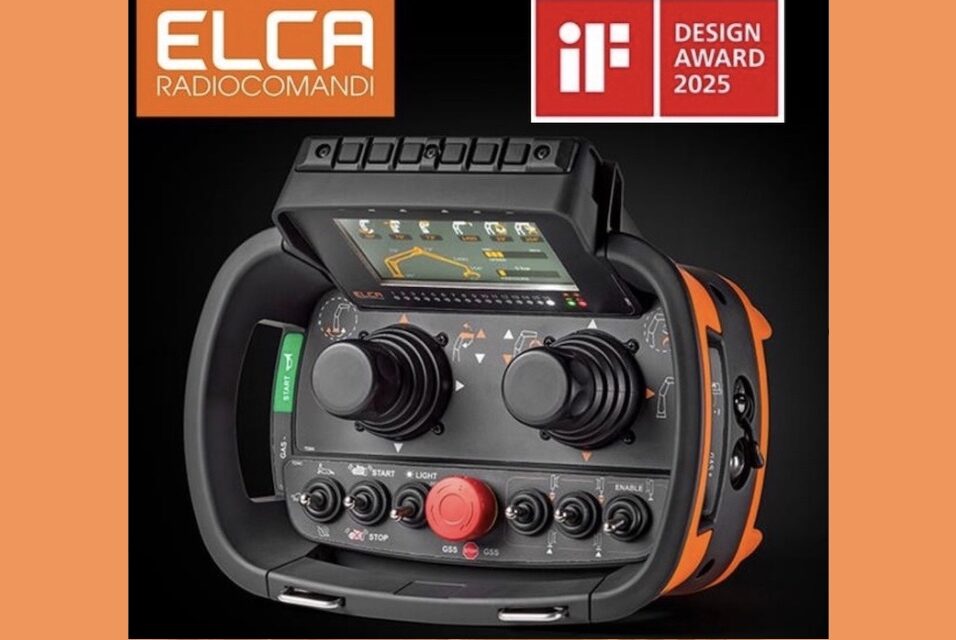 ELCA: il radiocomando a marsupio VEDO premiato con l’iF Design Award